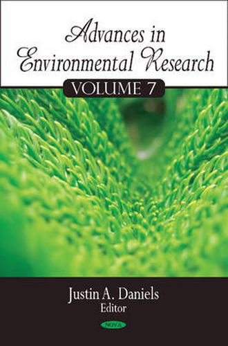 Cover image for Advances in Environmental Research: Volume 7