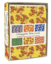 Cover image for Chiyogami Note Cards: 12 Blank Note Cards & Envelopes (4 x 6 inch cards in a box)