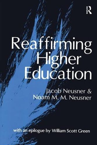 Cover image for Reaffirming Higher Education