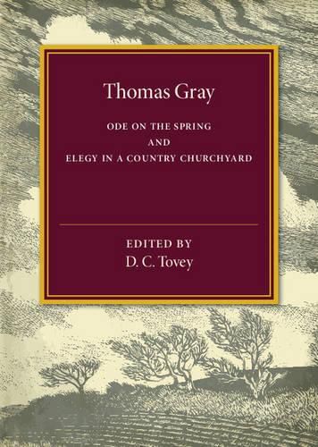 Cover image for Thomas Gray: Ode on the Spring and Elegy in a Country Churchyard