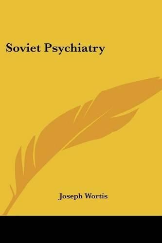Cover image for Soviet Psychiatry