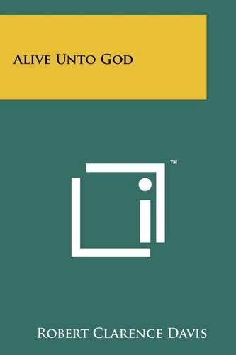 Cover image for Alive Unto God