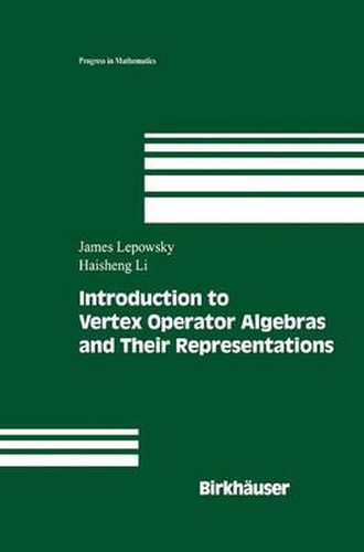 Cover image for Introduction to Vertex Operator Algebras and Their Representations