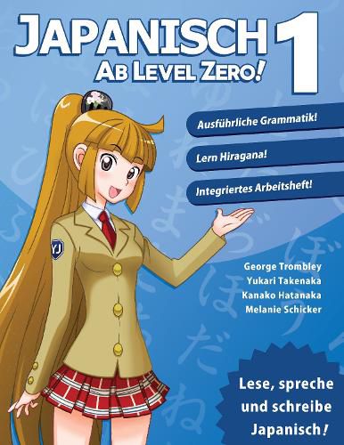 Cover image for Japanisch ab Level Zero! 1 - Japanese for GERMAN speakers 2022