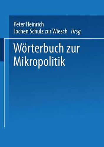 Woerterbuch Zur Mikropolitik