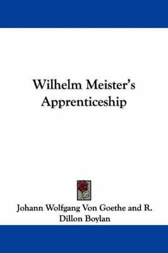 Cover image for Wilhelm Meister's Apprenticeship