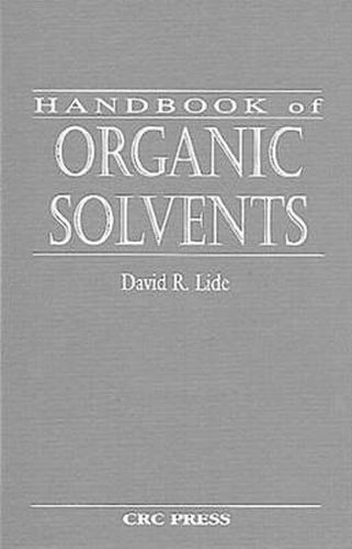 Cover image for Handbook of Organic Solvents