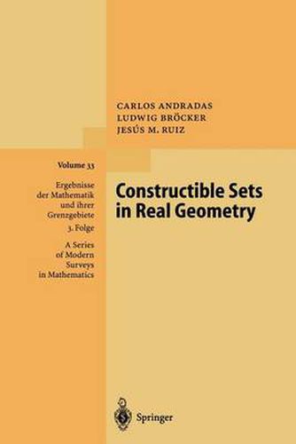 Cover image for Constructible Sets in Real Geometry