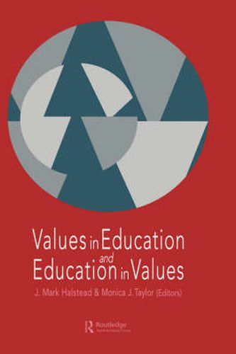 Cover image for Values in Education