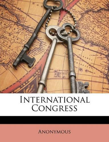 Cover image for International Congress