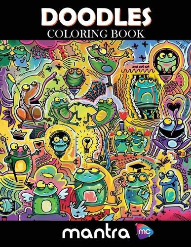 Cover image for Doodles Coloring Book: Coloring Book for Adults: Beautiful Designs for Stress Relief, Creativity, and Relaxation