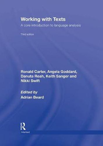 Cover image for Working with Texts: A Core Introduction to Language Analysis