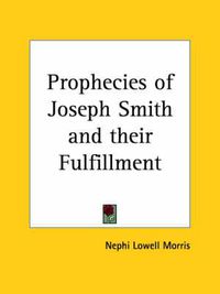 Cover image for Prophecies of Joseph Smith