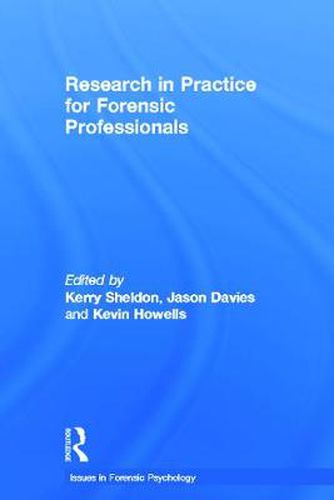 Cover image for Research in Practice for Forensic Professionals