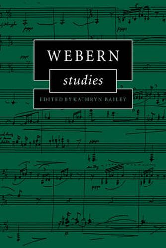 Cover image for Webern Studies