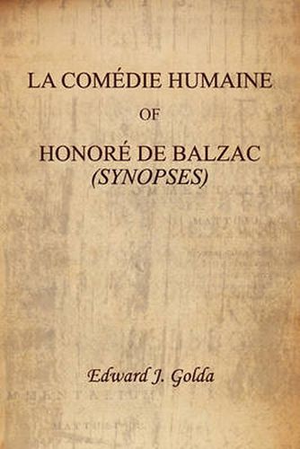 Cover image for La Comedie Humaine of Honore de Balzac (Synopses)