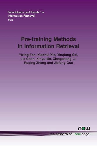 Cover image for Pre-training Methods in Information Retrieval