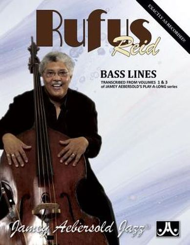 Cover image for Rufus Reid Bass Lines: From Volume 1 and 3 Play-Alongs