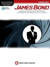 Cover image for Hal Leonard Instrumental Play-Along: James Bond - Violin (Book/Online Audio)