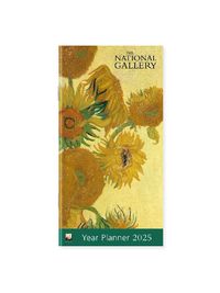 Cover image for National Gallery: Van Gogh, Sunflowers 2025 Year Planner - Month to View