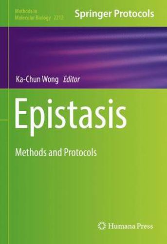Cover image for Epistasis: Methods and Protocols