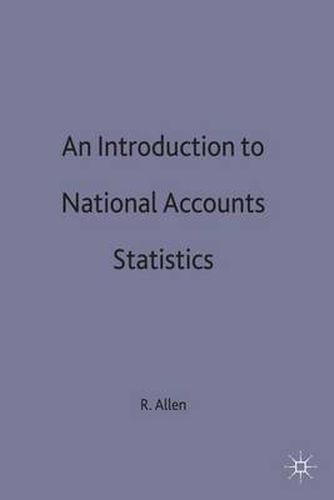 Cover image for An Introduction to National Accounts Statistics