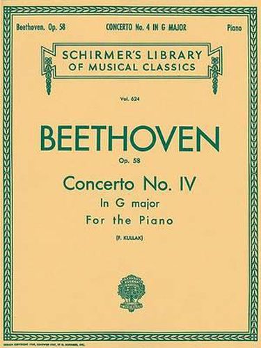 Cover image for Concerto No. 4 in G, Op. 58: Two Pianos, Four Hands