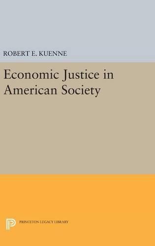 Cover image for Economic Justice in American Society