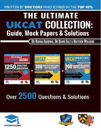 Cover image for The Ultimate UKCAT Collection: 3 Books In One, 2,650 Practice Questions, Fully Worked Solutions, Includes 6 Mock Papers, 2019 Edition, UniAdmissions