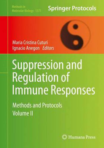 Cover image for Suppression and Regulation of Immune Responses: Methods and Protocols, Volume II