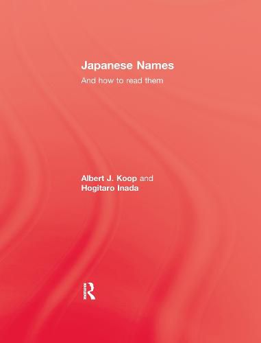 Cover image for Japanese Names & How To Read