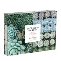 Cover image for Succulent Garden 2-Sided 500 Piece Puzzle