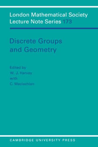 Cover image for Discrete Groups and Geometry