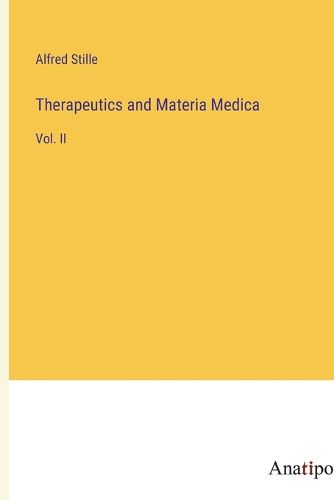 Cover image for Therapeutics and Materia Medica