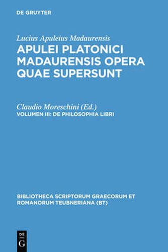 Cover image for Opera Quae Supersunt, Vol. II CB