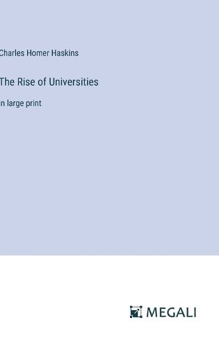 The Rise of Universities