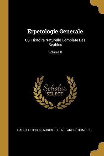 Cover image for Erpetologie Generale