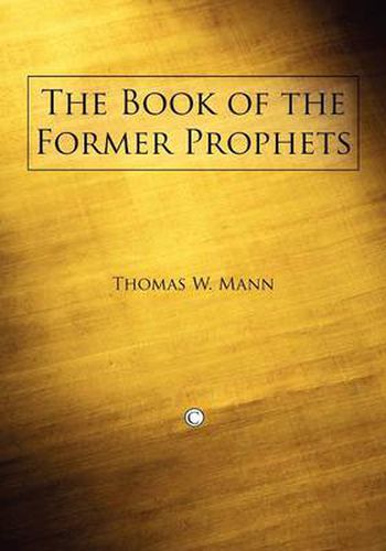 Cover image for The Book of the Former Prophets