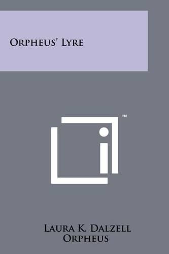 Cover image for Orpheus' Lyre