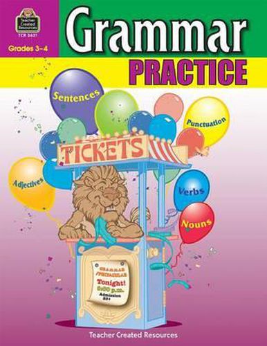 Cover image for Grammar Practice, Grades 3-4