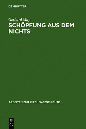 Cover image for Schoepfung aus dem Nichts