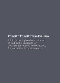 Cover image for NKJV Bible Journal - 1-2 Timothy, Titus, Philemon, Paperback, Comfort Print: Holy Bible, New King James Version