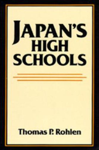 Cover image for Japan's High Schools