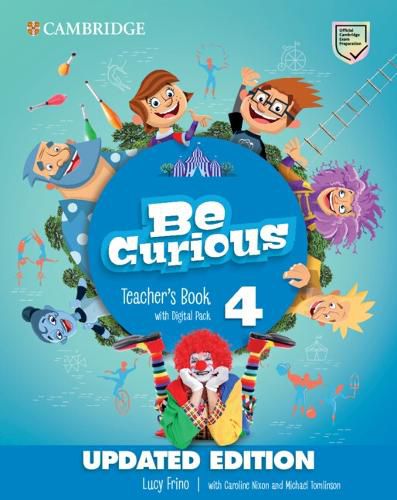 Cover image for Be Curious Level 4 Teacher's Book with Digital Pack Updated