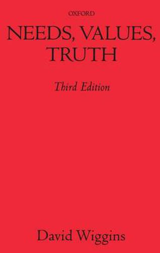 Cover image for \"Needs, Values, Truth\"