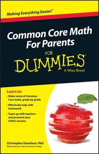 Cover image for Common Core Math For Parents For Dummies with Videos Online