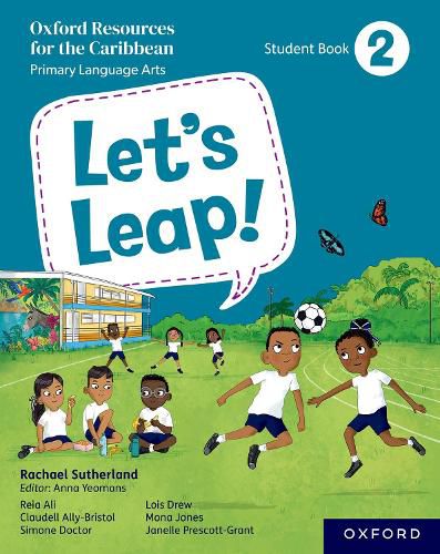 Cover image for Let's Leap! Caribbean Primary Language Arts: Student Book 2