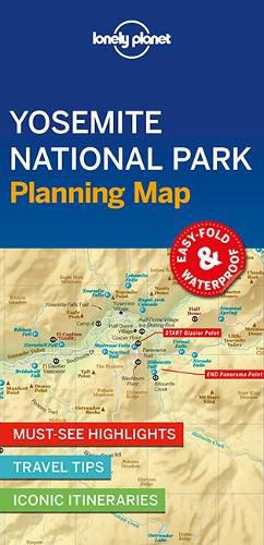 Lonely Planet Yosemite National Park Planning Map