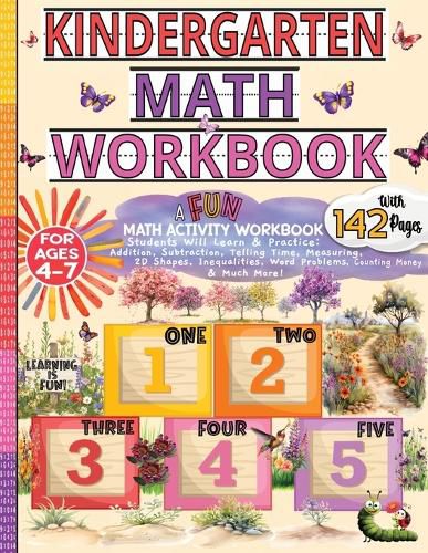 Cover image for Kindergarten Math Workbook 4-7