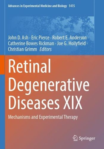Cover image for Retinal Degenerative Diseases XIX